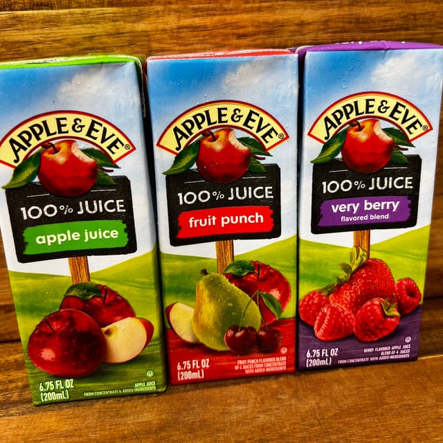 Juice Boxes.