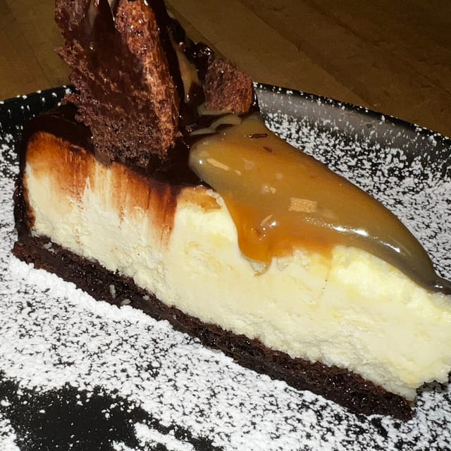 Brownie Chocolate Cheesecake.