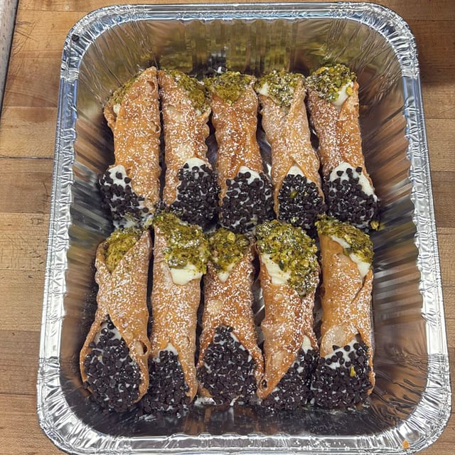 Cannoli Tray.